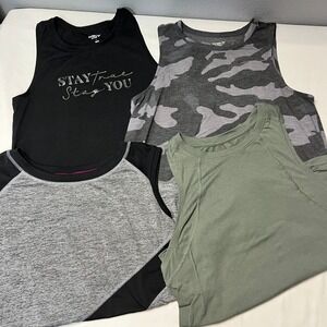 Bundle of Old Navy Active‎ Tank Tops Athletic Go-Dry Sleeveless Gym Workout M